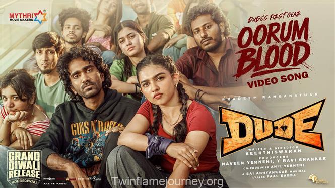 1709  Dude (2025 ) Tamil Film-Oorum Blood Song Lyrics
