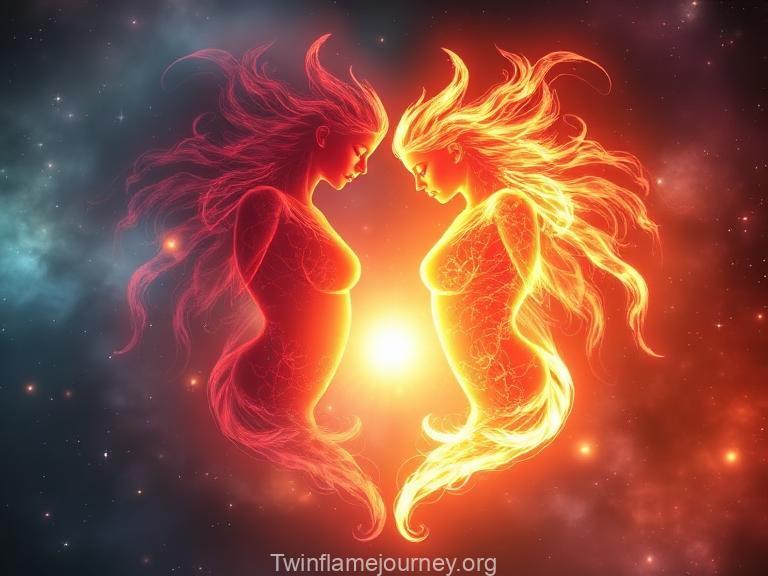 Twin Flame soul connection and energy mirroring.