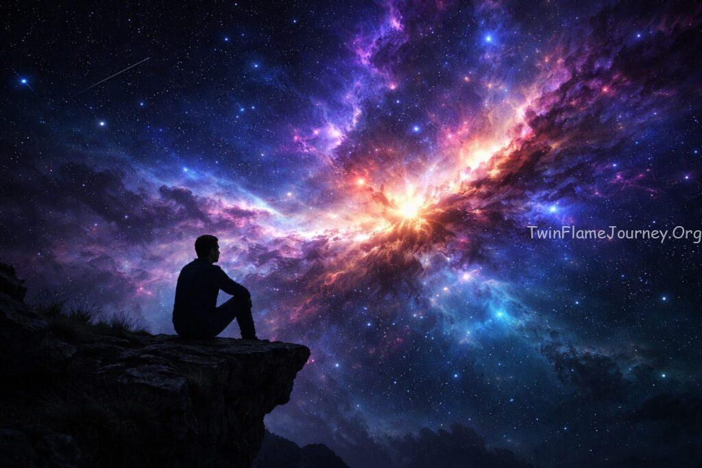 Represents the period of reflection and the vastness of the spiritual journey during isolation