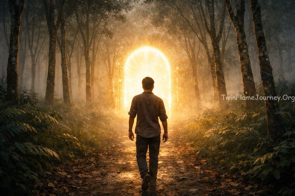 A young man in Kerala navigating the spiritual path toward awakening and union.